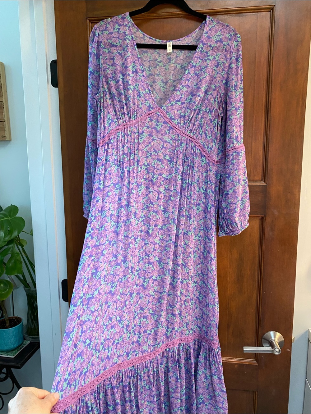 Spell Wildflower Boho Floral Maxi Dress in Purple size medium ๐ - Picture 9 of 15